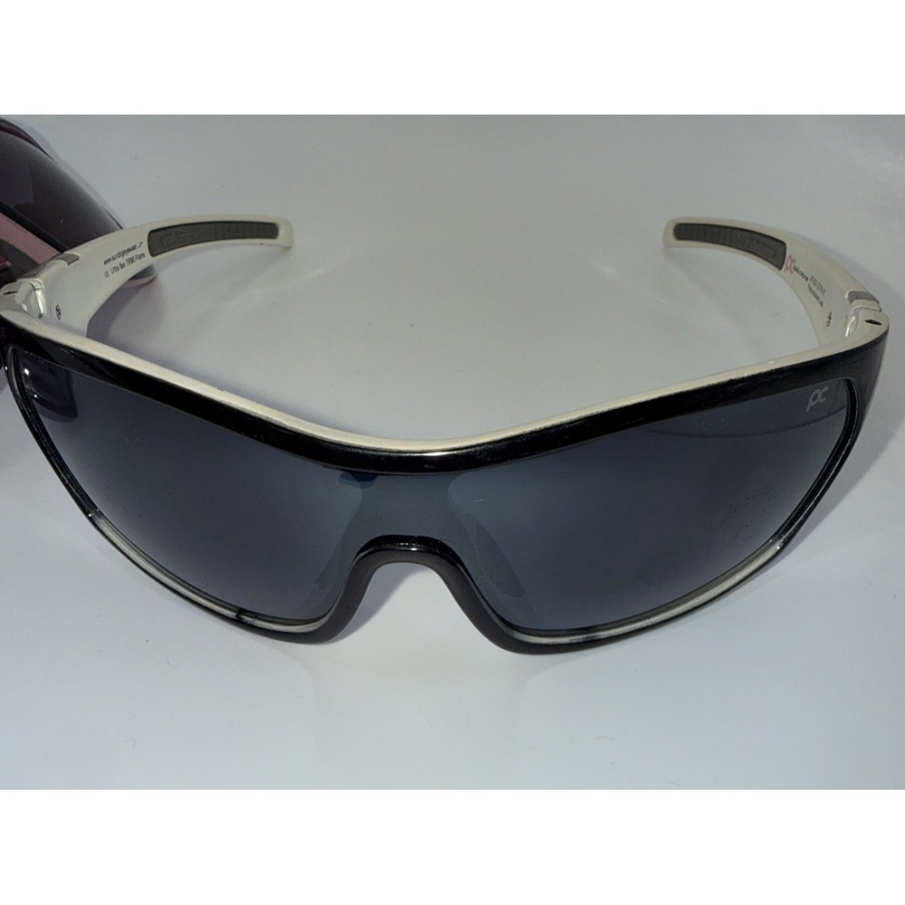 Sundog Paula Creamer Sunglasses -2 Pairs Strive 47005-black/white & black/rose - Picture 2 of 12